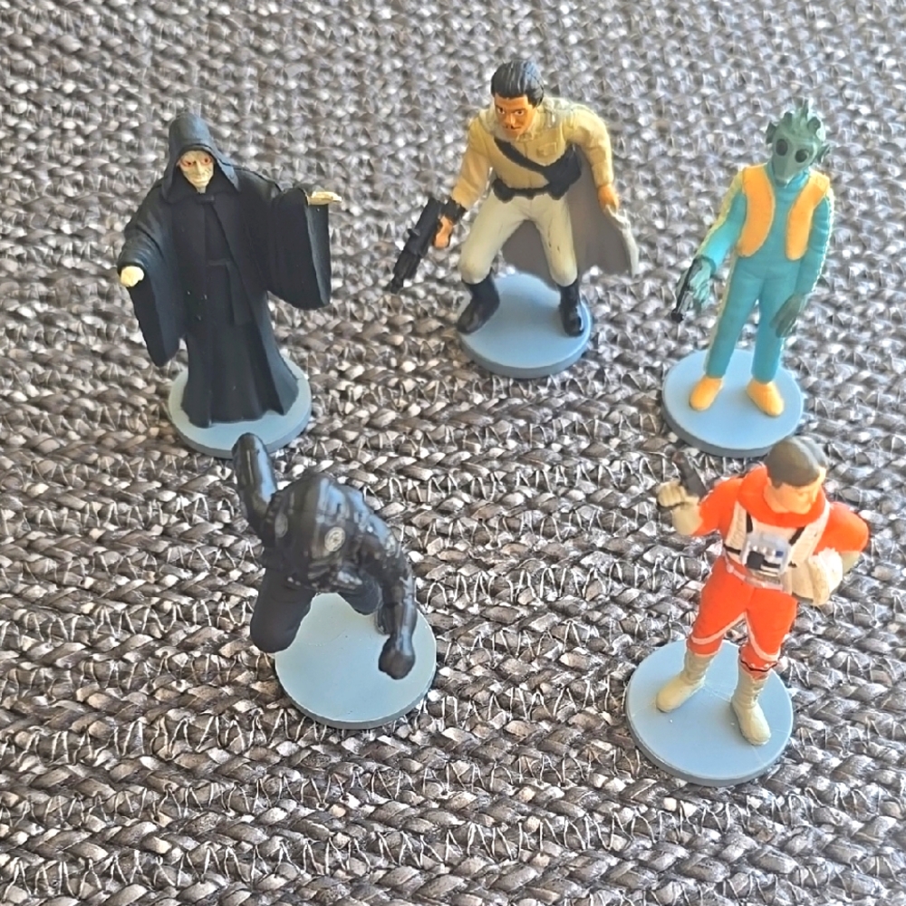 Lot Of 5 1977 Star Wars PVC Lucas Film Applause Figurines